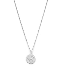 ARIES PETITE ZODIAC NECKLACE (STERLING SILVER) IMAGE 1
