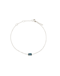 BAGUETTE BIRTHSTONE BRACELET (STERLING SILVER) SEPTEMBER