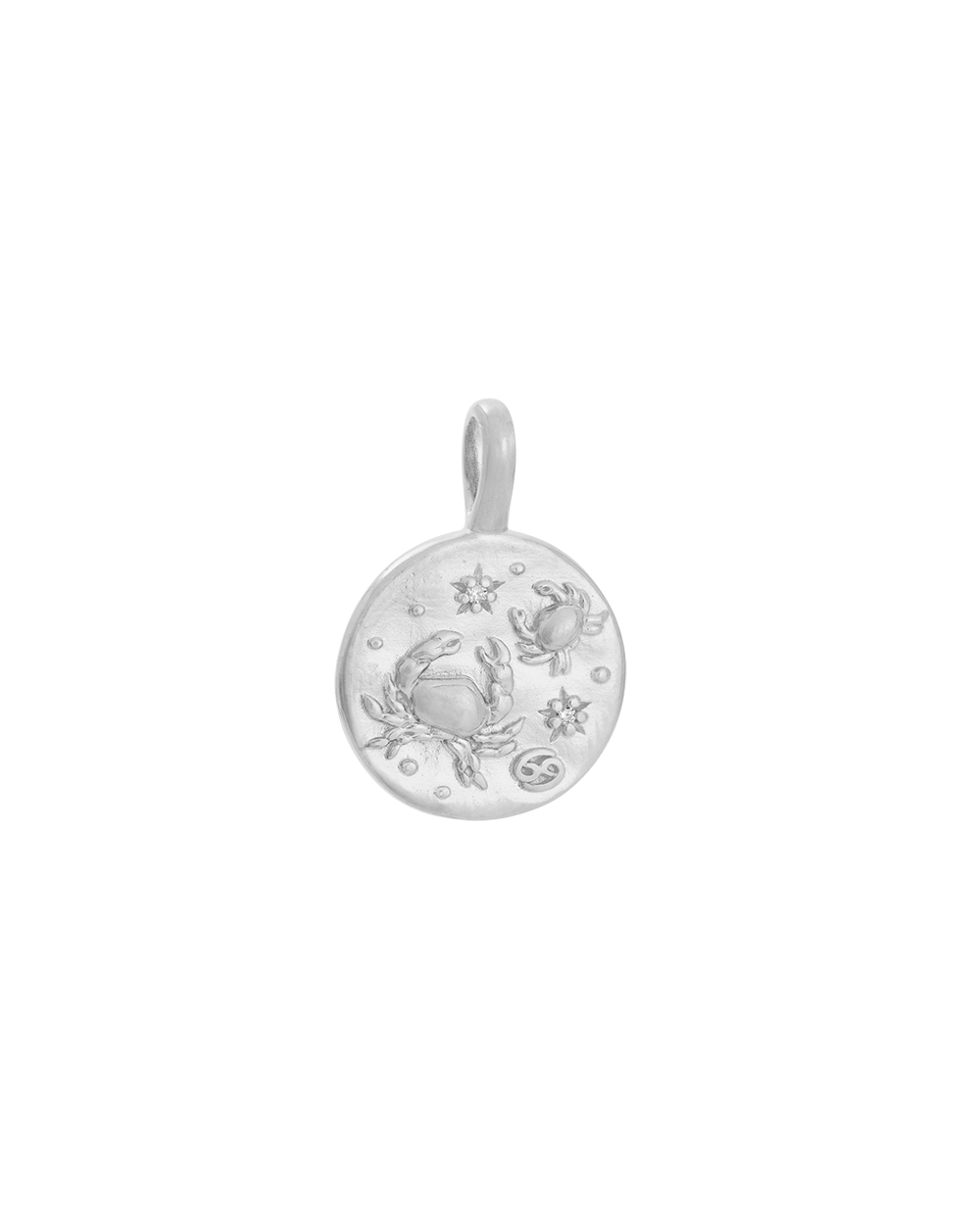 CANCER PETITE ZODIAC (STERLING SILVER) IMAGE 1