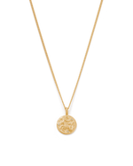 CAPRICORN PETITE ZODIAC NECKLACE (18K GOLD VERMEIL) IMAGE 1