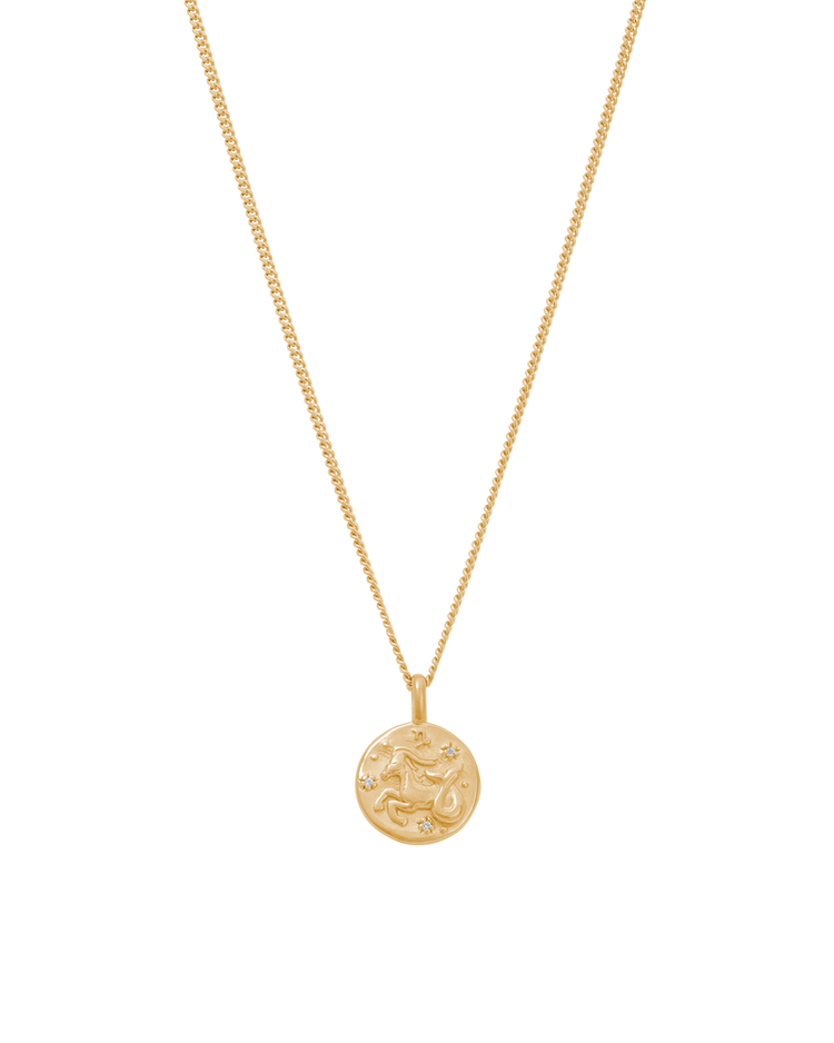 PETITE ZODIAC NECKLACE (18K GOLD VERMEIL)