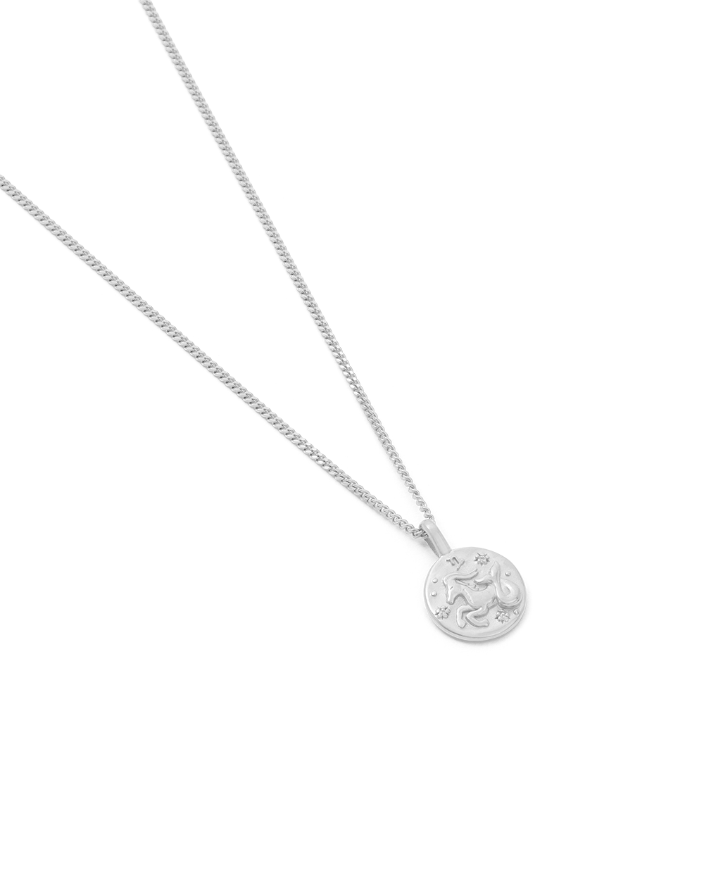 CAPRICORN PETITE ZODIAC NECKLACE (STERLING SILVER) IMAGE 4