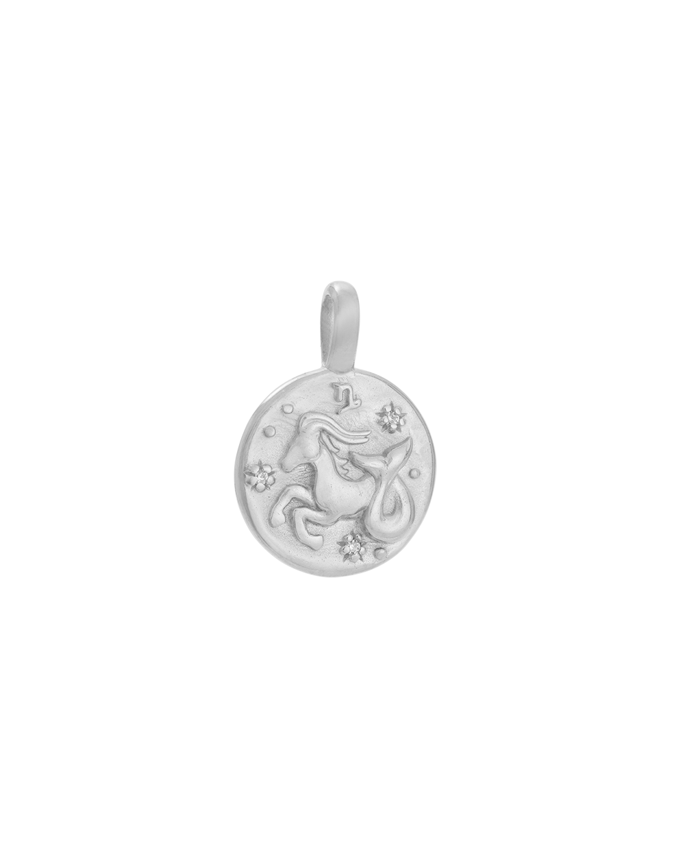CAPRICORN PETITE ZODIAC (STERLING SILVER) IMAGE 1