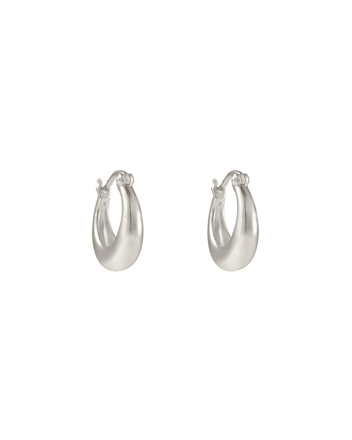 GLOW HOOPS SMALL (STERLING SILVER) IMAGE 1