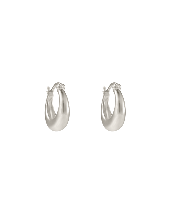GLOW HOOPS SMALL (STERLING SILVER) IMAGE 1