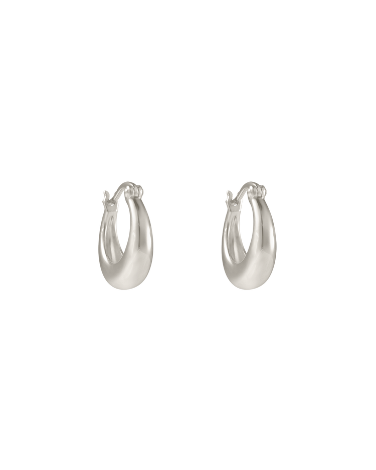 GLOW HOOPS SMALL (STERLING SILVER) IMAGE 1