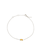 BAGUETTE BIRTHSTONE BRACELET (STERLING SILVER) NOVEMBER