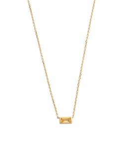 BAGUETTE BIRTHSTONE NECKLACE (18K GOLD VERMEIL) NOVEMBER