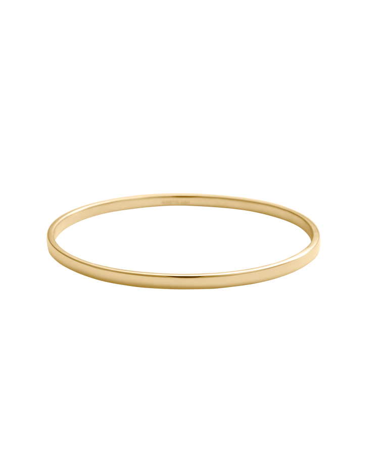 CONTOUR BANGLE (18K GOLD PLATED)