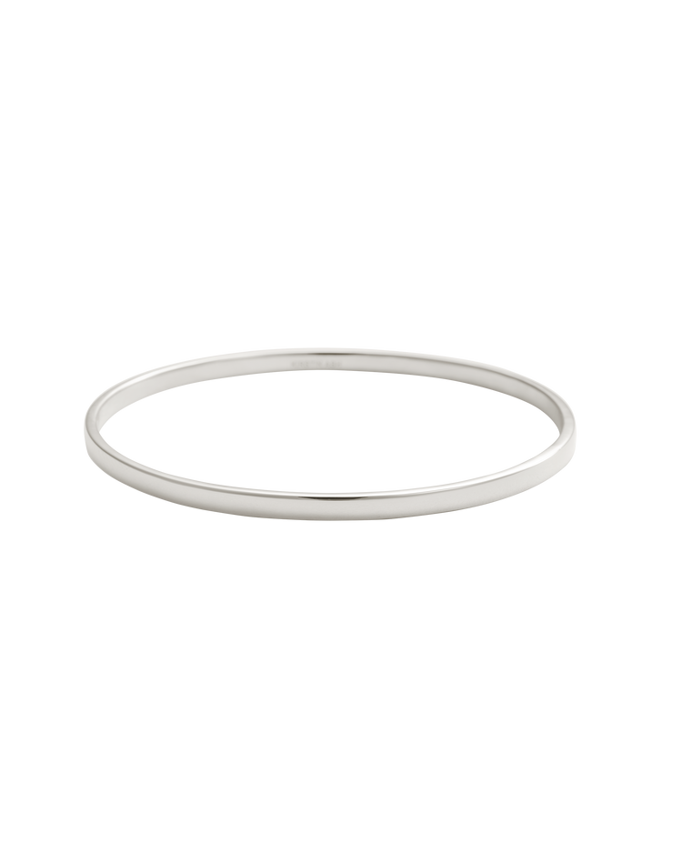 CONTOUR BANGLE (STERLING SILVER)