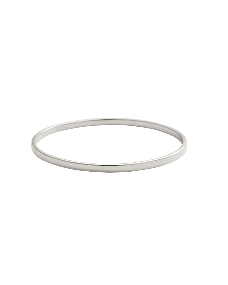 CONTOUR BANGLE (STERLING SILVER)