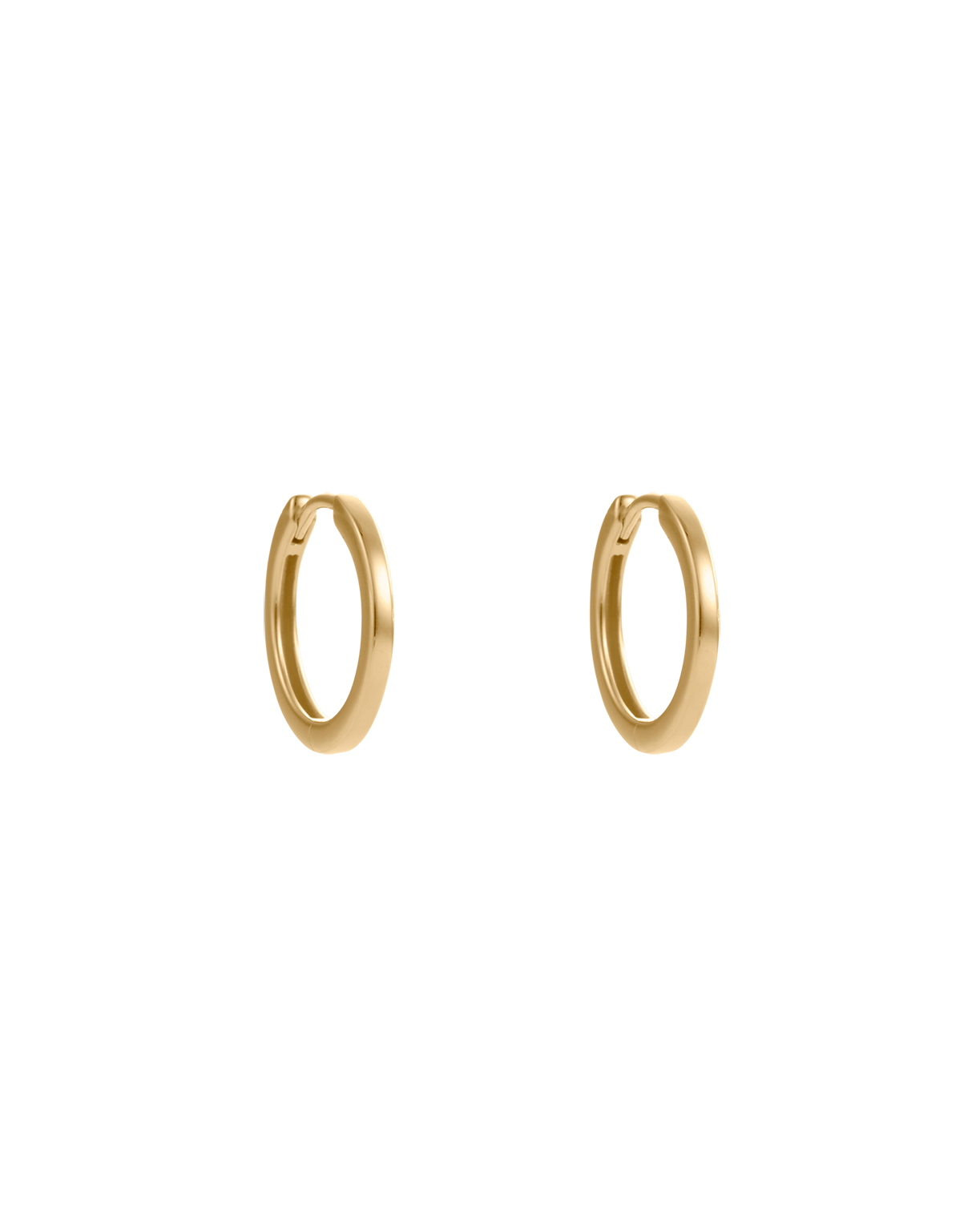 CONTOUR HOOPS (18K GOLD PLATED)