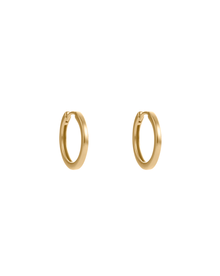 CONTOUR HOOPS (18K GOLD PLATED)
