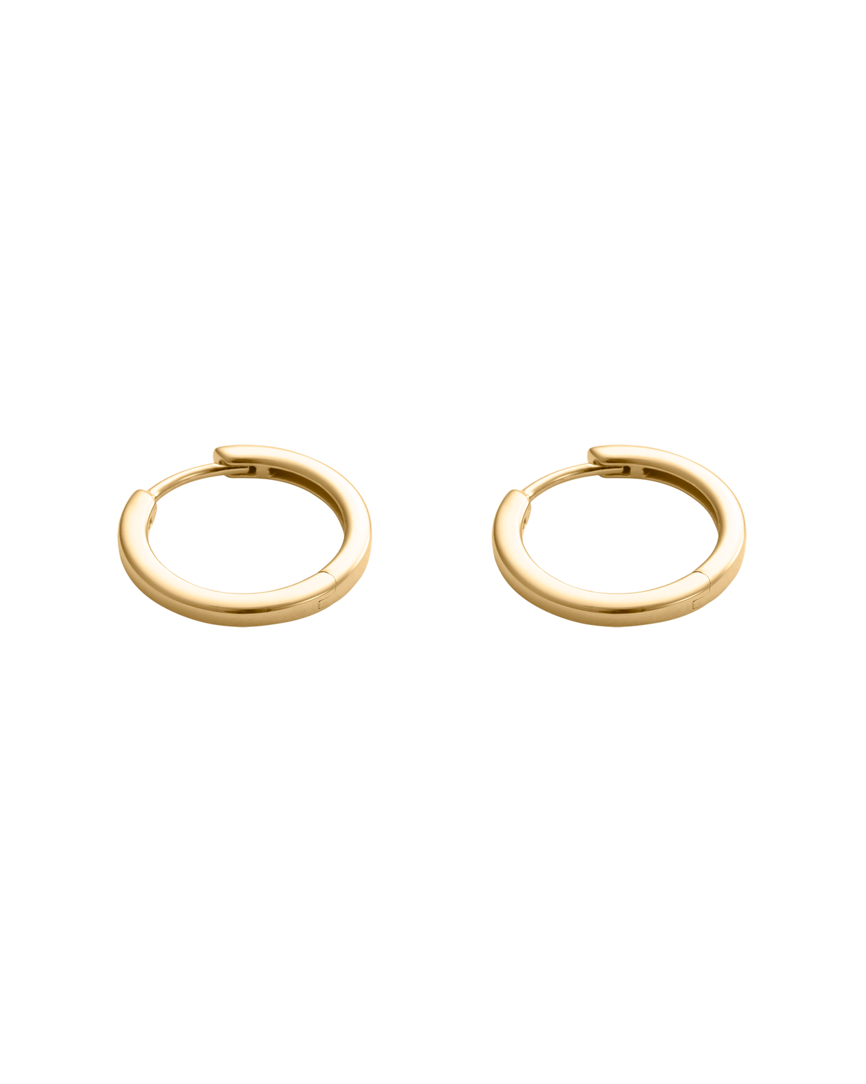 CONTOUR HOOPS (18K GOLD PLATED)