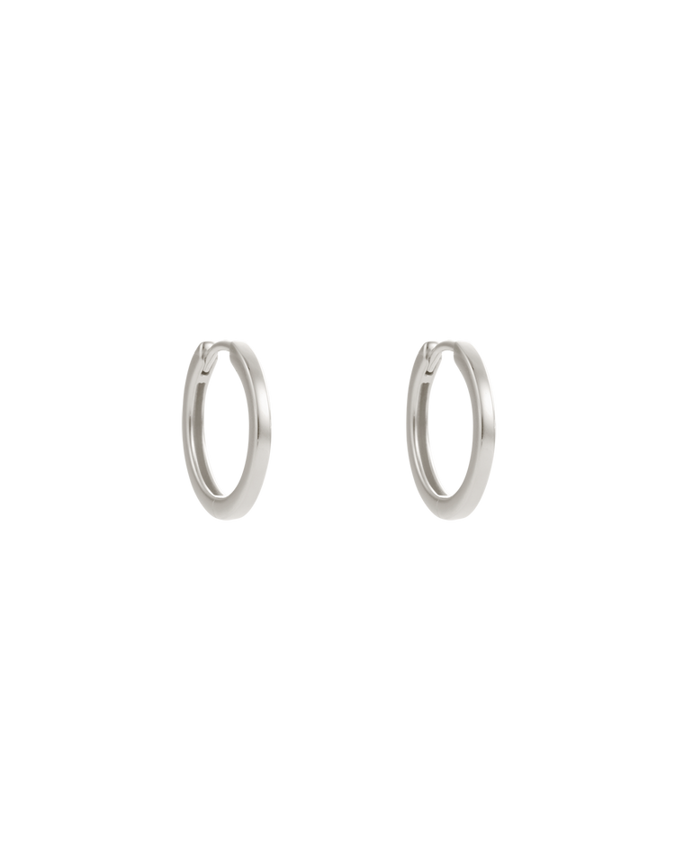CONTOUR HOOPS (STERLING SILVER)
