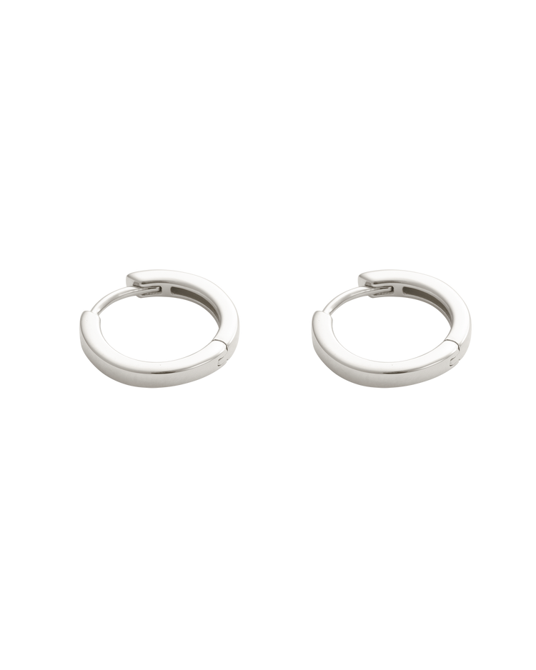 CONTOUR HOOPS (STERLING SILVER)
