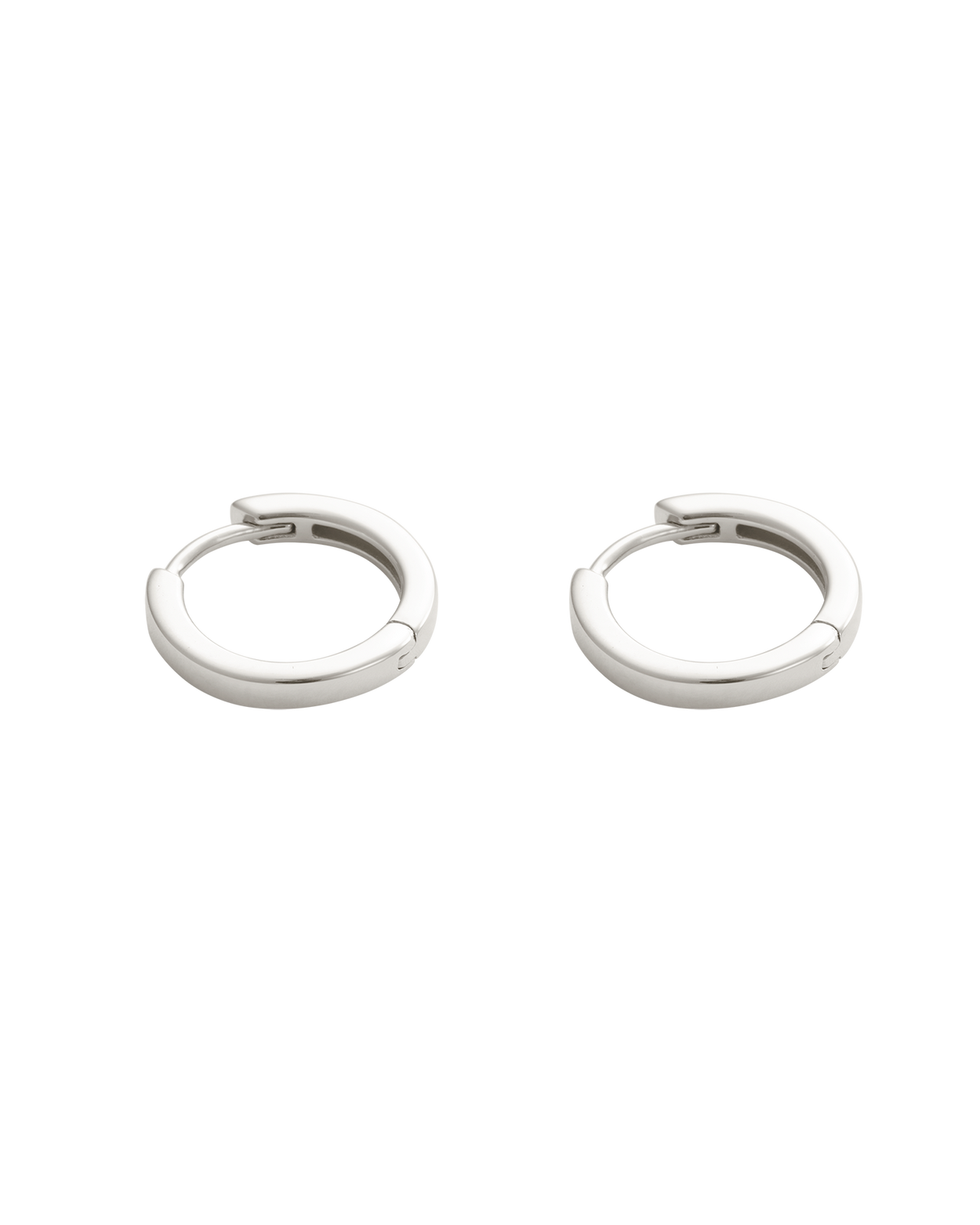 CONTOUR HOOPS (STERLING SILVER)