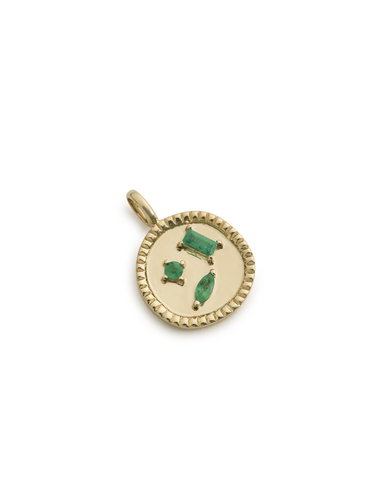 CREATIVITY REIGNS EMERALD CHARM (9K GOLD) IMAGE 4