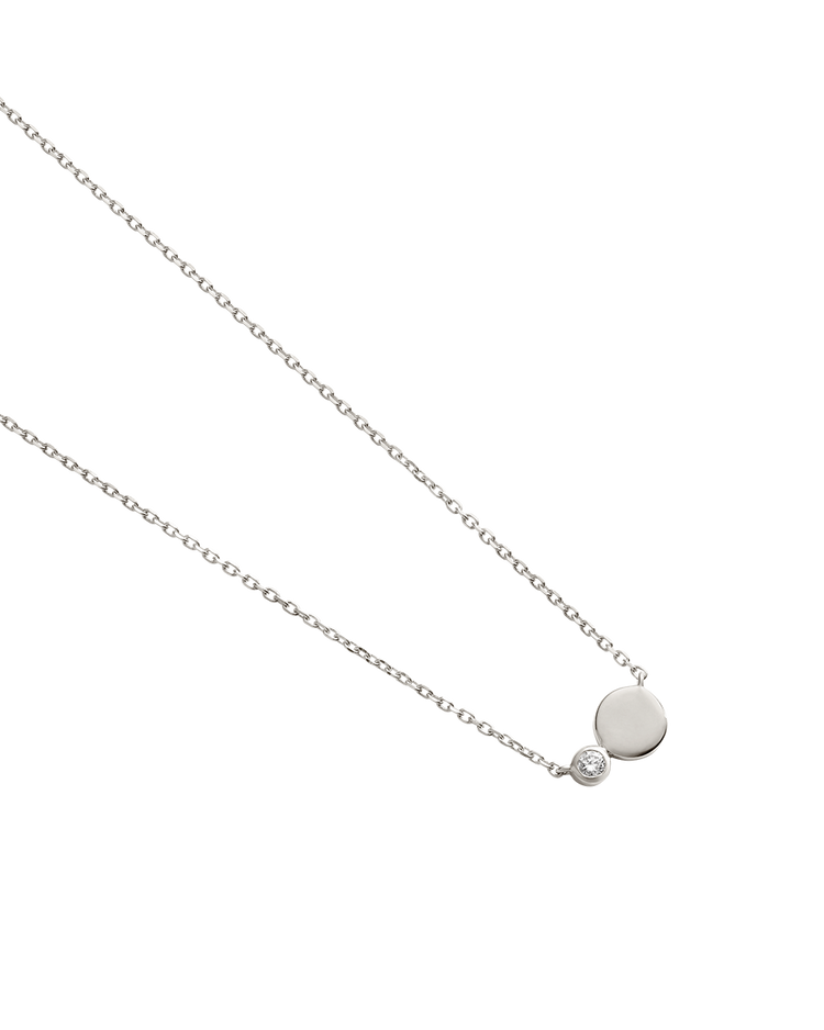 EVERLAST DIAMOND ENGRAVABLE NECKLACE (STERLING SILVER)