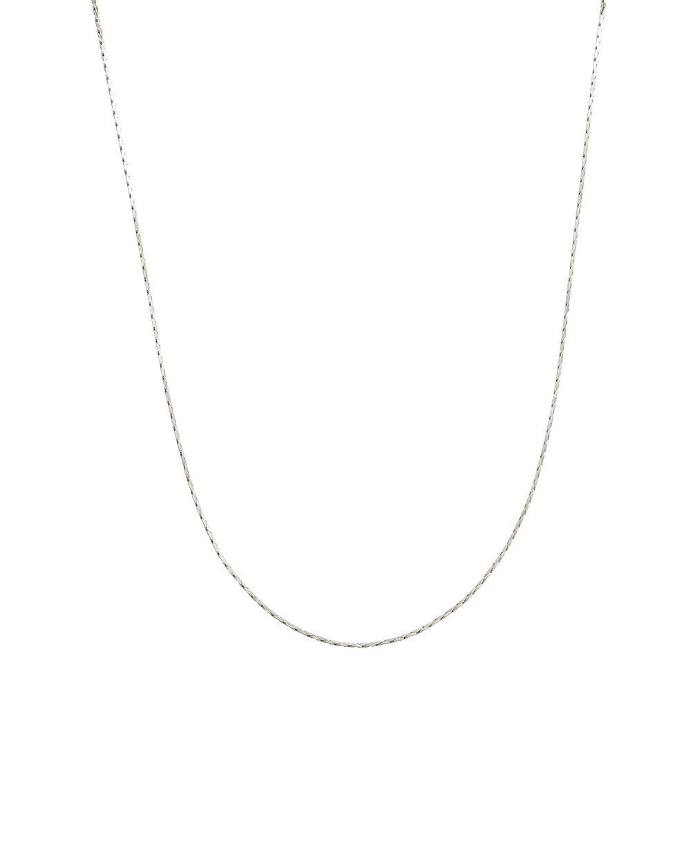 DUALITY CHAIN NECKLACE (STERLING SILVER)