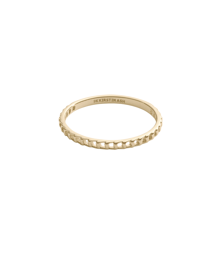 ELEMENTAL CHAIN RING (9K GOLD) IMAGE 1