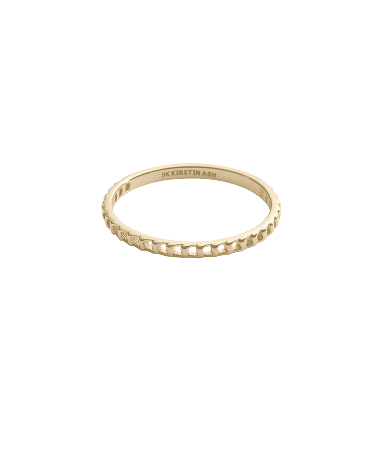 ELEMENTAL CHAIN RING (9K GOLD) IMAGE 1
