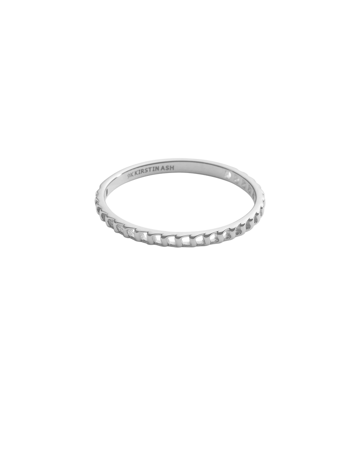 ELEMENTAL CHAIN RING (STERLING SILVER)