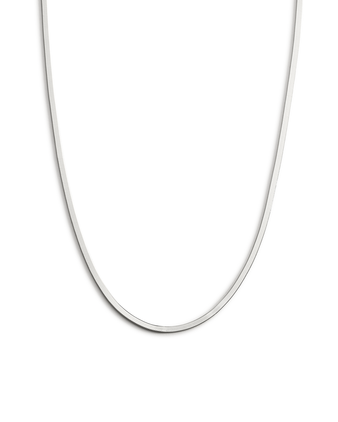 ELEMENTAL HERRINGBONE CHAIN (STERLING SILVER) IMAGE 1