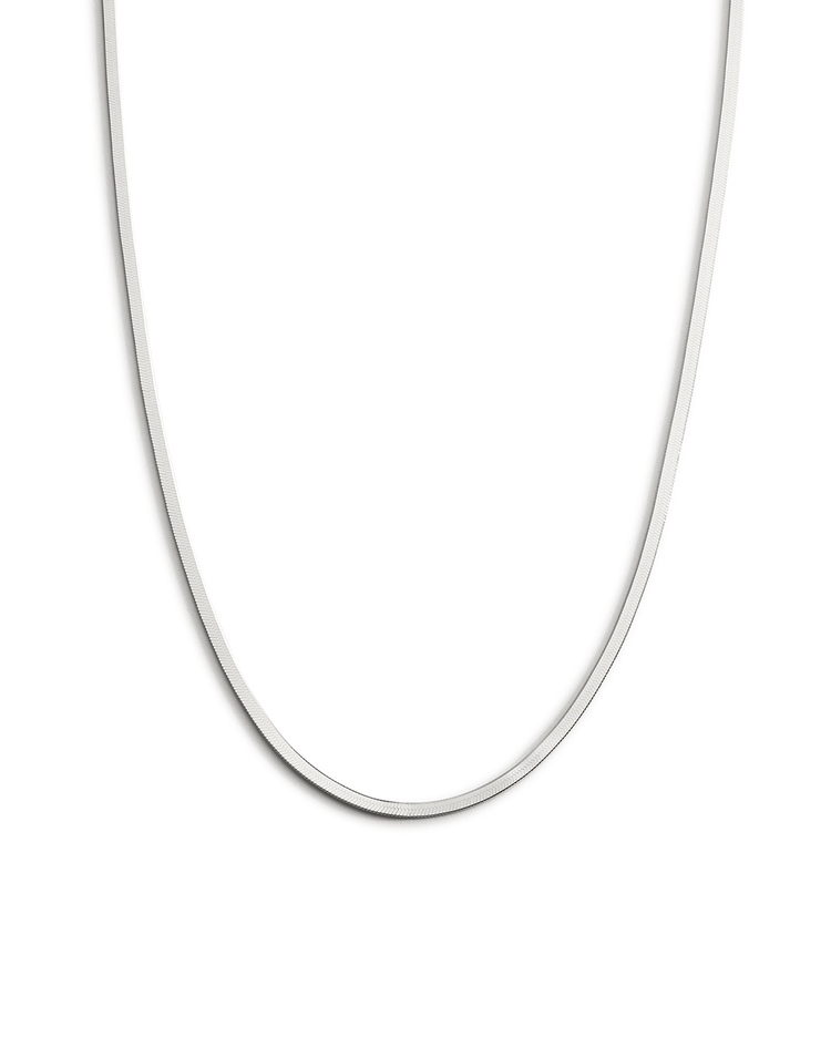 ELEMENTAL HERRINGBONE CHAIN (STERLING SILVER) IMAGE 1