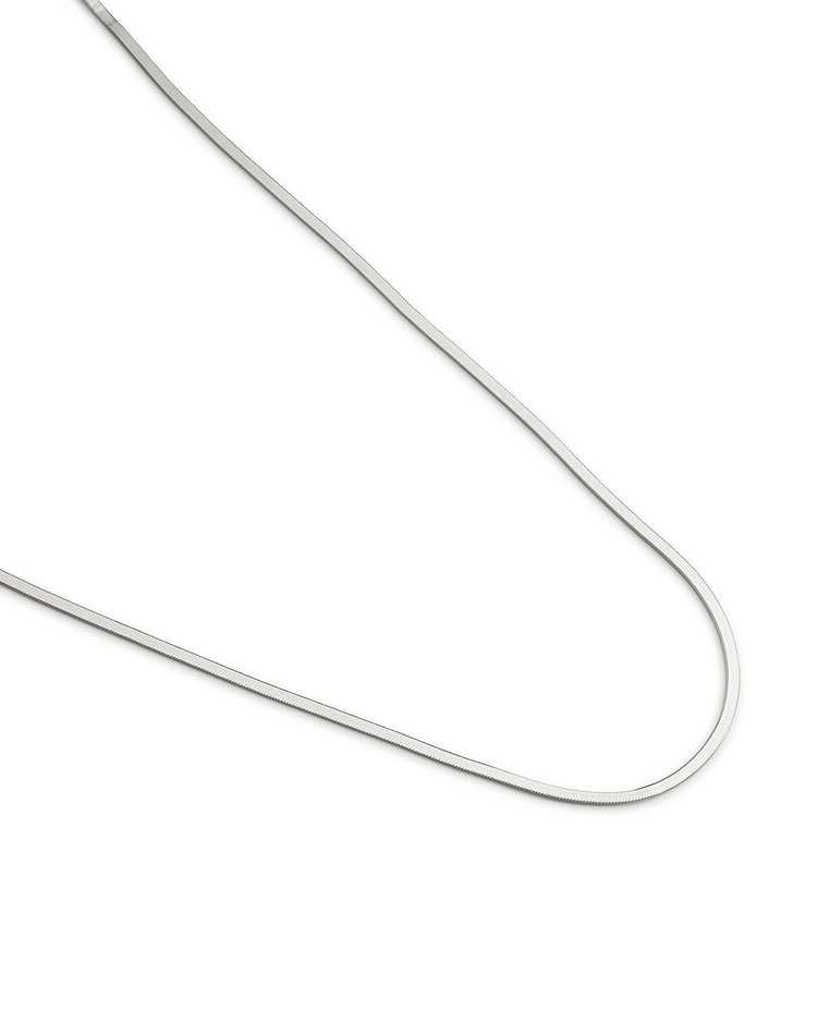 ELEMENTAL HERRINGBONE CHAIN (STERLING SILVER)