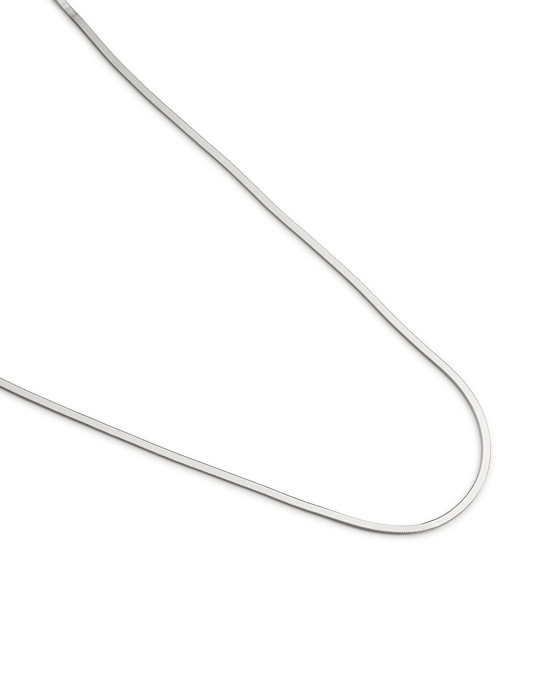 ELEMENTAL HERRINGBONE CHAIN (STERLING SILVER) IMAGE 4