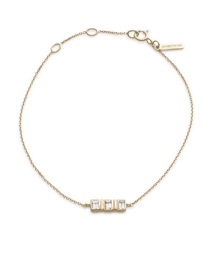 ELYSIUM BAGUETTE SAPPHIRE BRACELET (9K GOLD) IMAGE 1