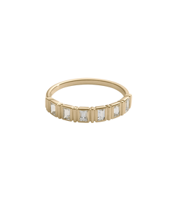 ELYSIUM BAGUETTE SAPPHIRE RING (GOLD) IMAGE 1