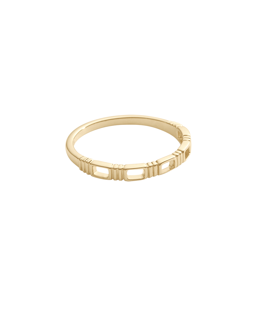ELYSIUM CHAIN RING (9K GOLD) IMAGE 4