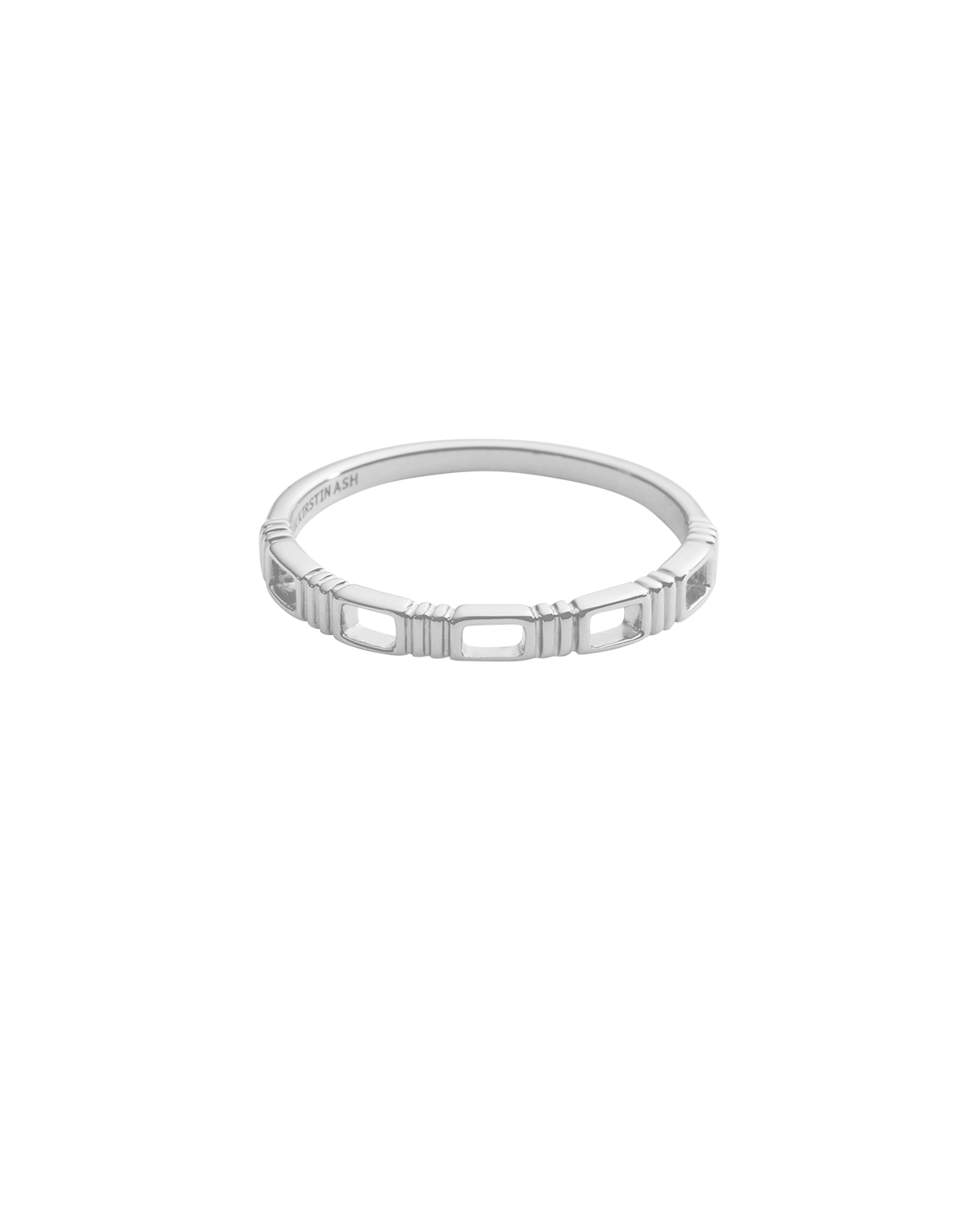 ELYSIUM CHAIN RING (STERLING SILVER) IMAGE 1