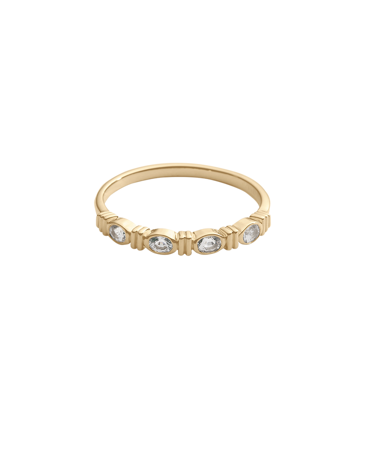 ELYSIUM OVAL SAPPHIRE RING (GOLD) IMAGE 1