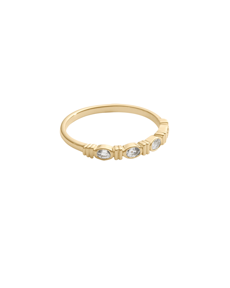 ELYSIUM OVAL SAPPHIRE RING (GOLD)