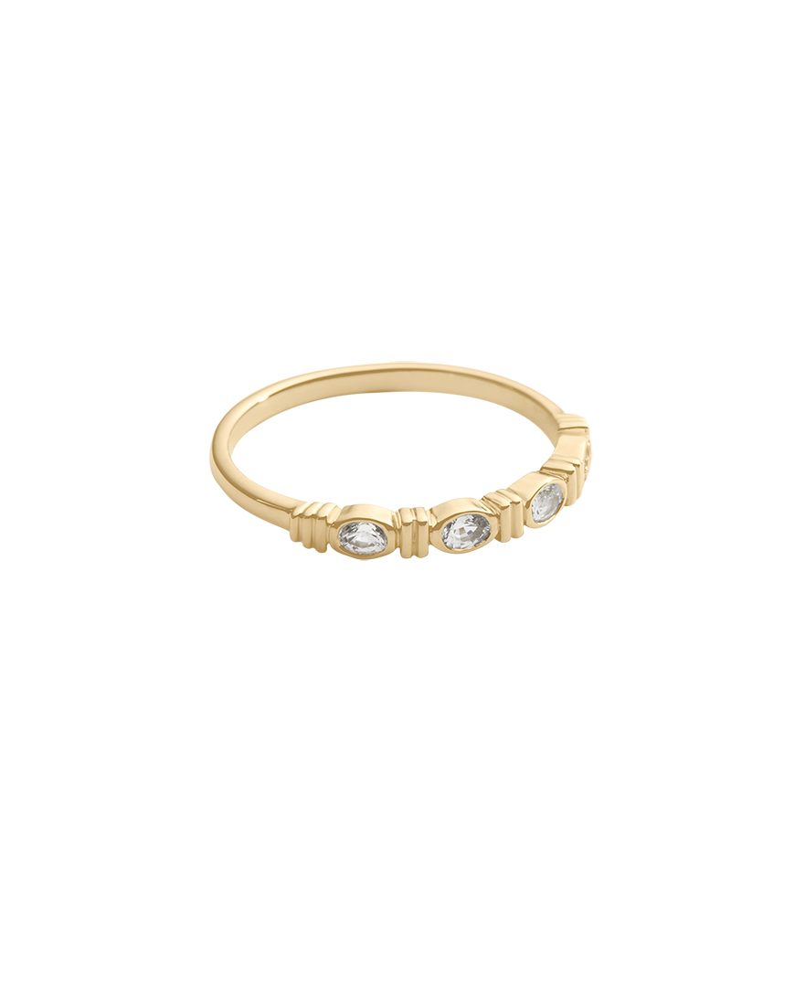 ELYSIUM OVAL SAPPHIRE RING (GOLD) IMAGE 4