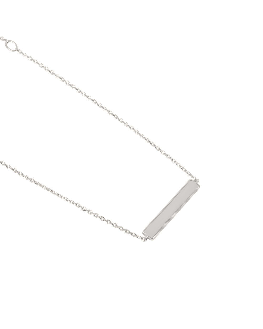 ENGRAVABLE BAR BRACELET (STERLING SILVER)