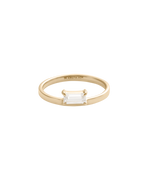 ETHER BAGUETTE RING (9K GOLD)