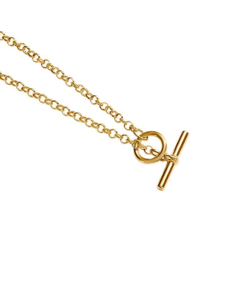 EVOLVE T-BAR BRACELET (18K GOLD PLATED)