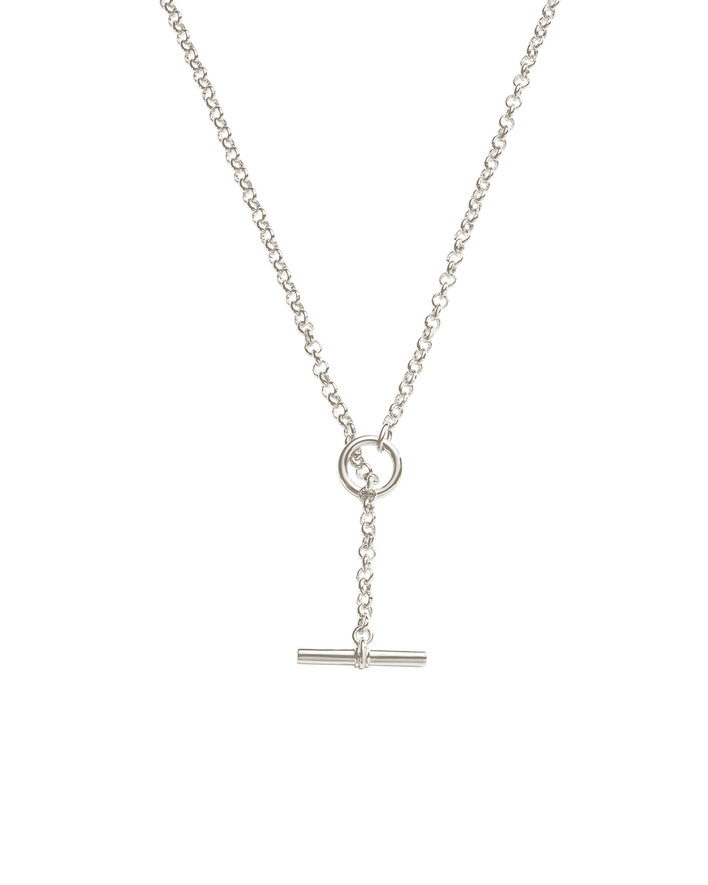 EVOLVE T-BAR NECKLACE (STERLING SILVER)