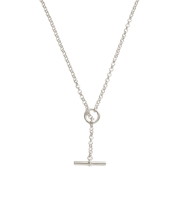 EVOLVE T-BAR NECKLACE (STERLING SILVER)