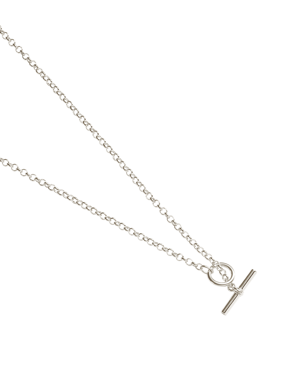 EVOLVE T-BAR NECKLACE (STERLING SILVER)