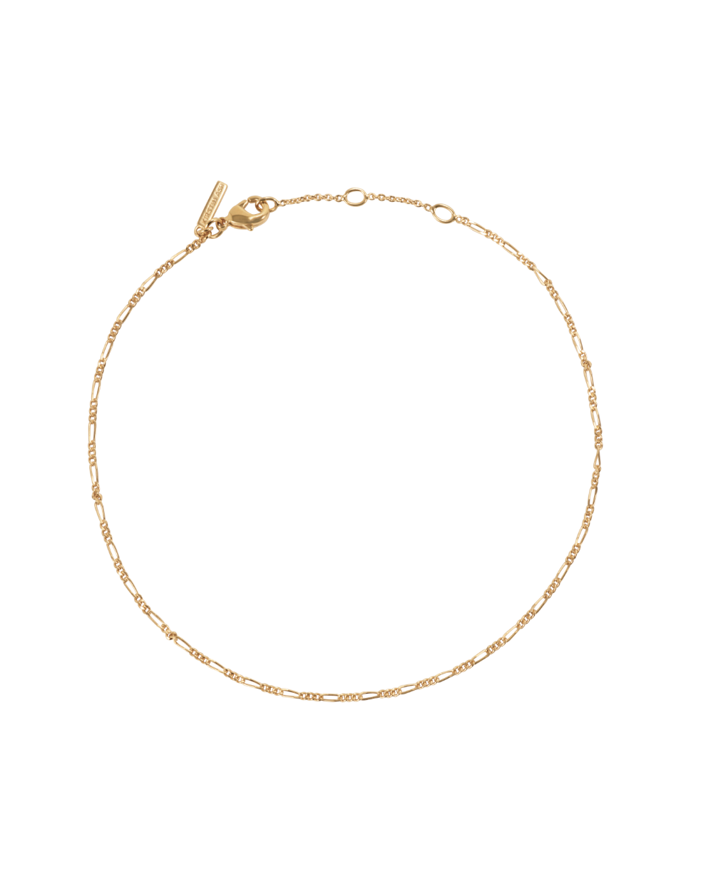 FIGARO CHAIN BRACELET (18K GOLD VERMEIL)