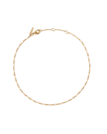 FIGARO CHAIN BRACELET (18K GOLD VERMEIL)