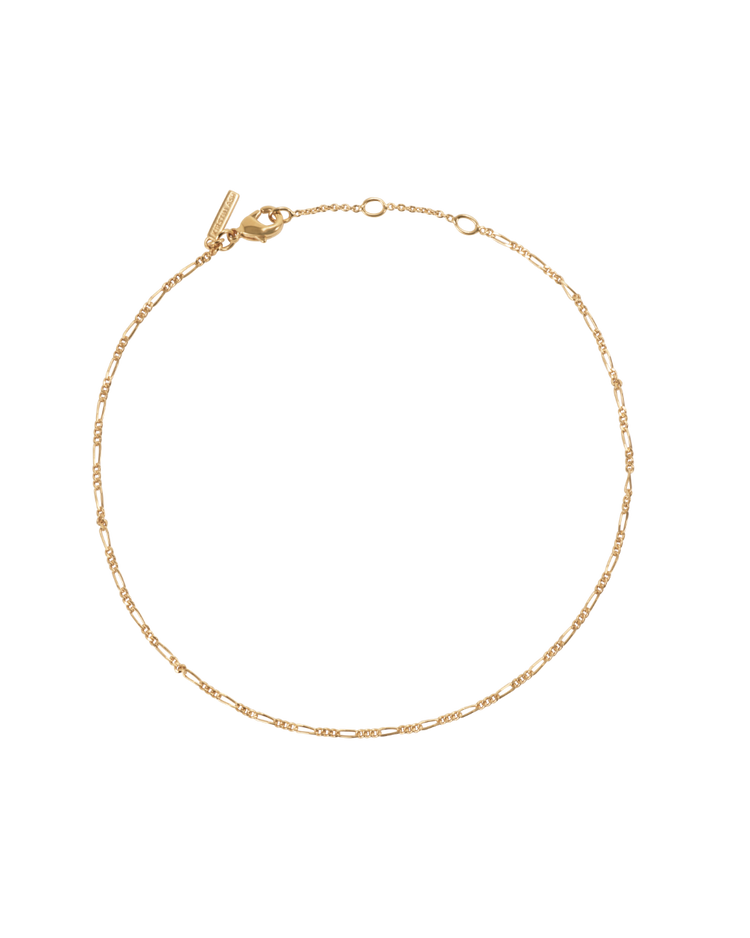 FIGARO CHAIN BRACELET (18K GOLD VERMEIL)