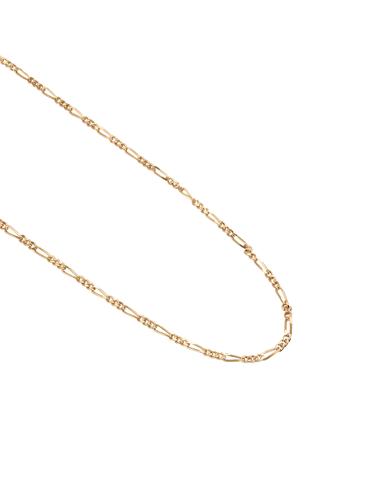 FIGARO CHAIN BRACELET (18K GOLD VERMEIL)