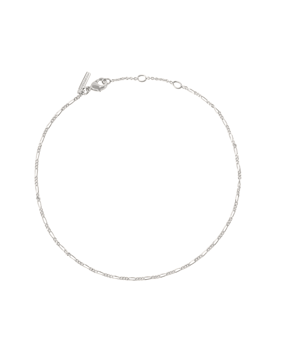FIGARO CHAIN BRACELET (STERLING SILVER)