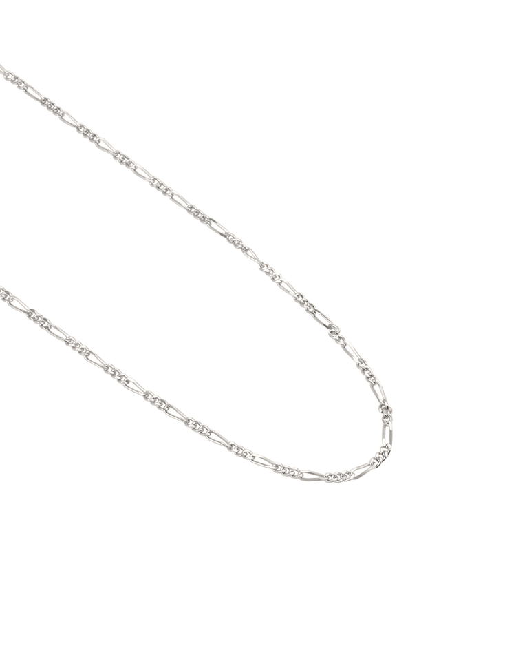 FIGARO CHAIN BRACELET (STERLING SILVER)